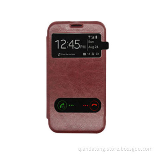 Samsung Galaxy Note2 Flip Case with Tow Window Opened, Standing Function